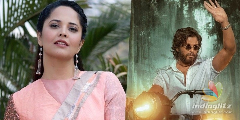 Anasuya Bharadwaj throws a hint about Pushpa