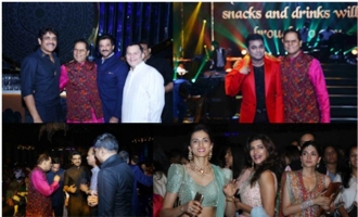 Celebs @ T Subbarami Reddy Grandson Anirudh Wedding Sangeet