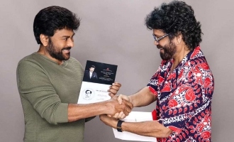 King Nagarjuna invites Mega Star Chiranjeevi for ANR Award Ceremony