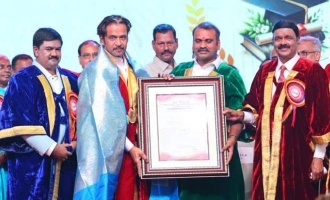 Action King Arjun Sarja Honored With Doctorate