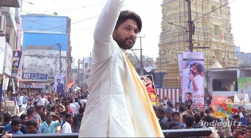 Allu Arjun donates one million for mandapam