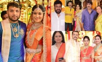 Celebs at Bandla Ganesh Brother's Daughter Wedding