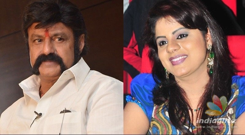 TV anchor Swetha Reddy against Balakrishna