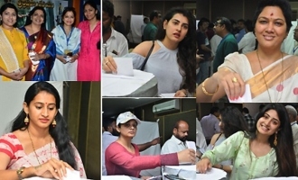 Celebs Cast Their Votes @ MAA Elections 2019 (Set-02)