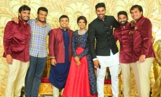 Celebs @ Ambica Krishna's grandson's wedding reception