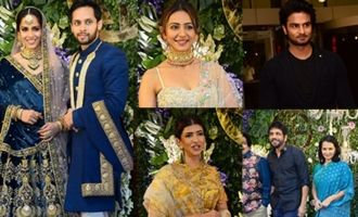 Celebs @ Saina Nehwal and Kashyap Wedding Reception