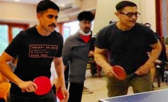 Pic Talk: Naga Chaitanya plays TT with Aamir Khan