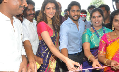 Naga Chaitanya & Kajal Inaugurate Chennai Shopping Mall