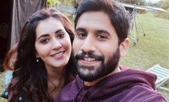 Selfie Talk: Naga Chaitanya, Raashi Khanna on 'Thank You' set