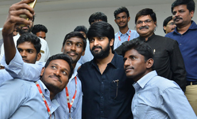 'Chalo' Team Promotional Tour At GIET College @ Rajahmundry