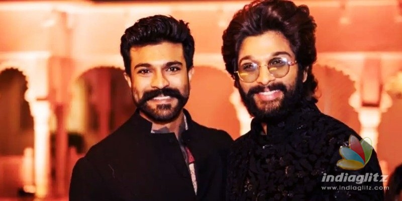 Ram Charan, Allu Arjun share vibes over a hamper