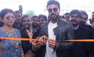 Ram Charan Launches Happi Mobiles Store at Chanda Nagar