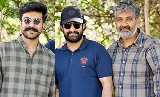 Pic Talk: NTR, Charan, Rajamouli's awesome pic with Hindi star