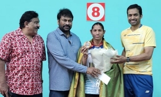 Megastar Chiranjeevi Meets Paralympics Medalist Deepthi Jeevanji