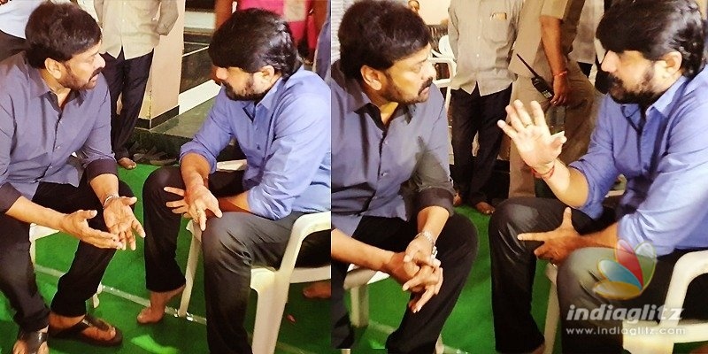 Megastar Chiranjeevi consoles Srikanth