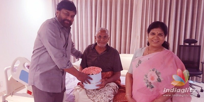 Chiranjeevi, Surekha call on Murali Mohan