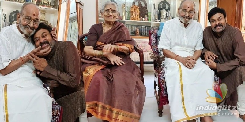 Pic Talk: Chiranjeevi calls on K Viswanath, gets nostalgic