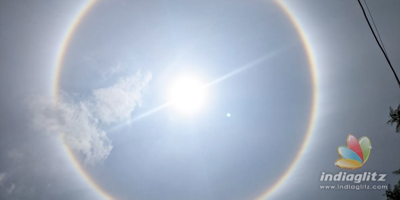 Pic Talk: Circular rainbow wows Hyderabadis