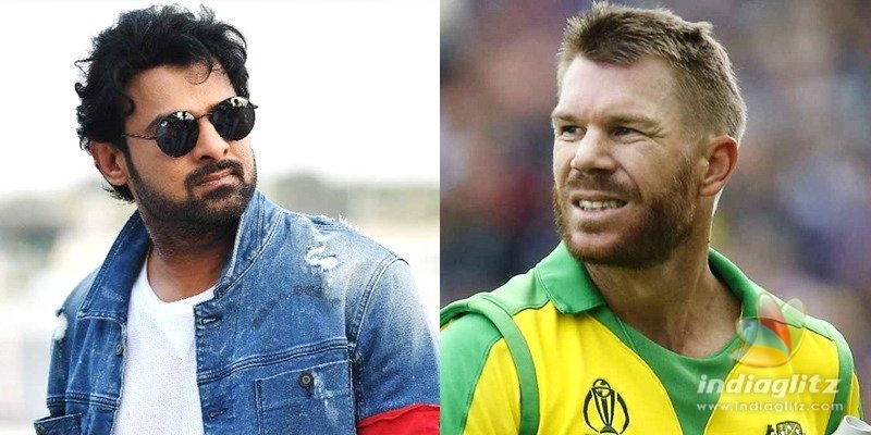 David Warner does a Prabhas!