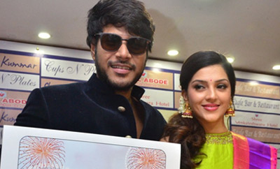 Sundeep Kishan & Mehreen @ Designer Shravan Kumar Diwali Collections Show