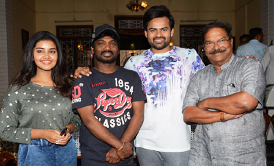 Sai Dharam Tej-Karunakarans Movie On Location Press Meet