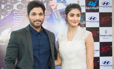 Allu Arjun And Pooja Hegde DJ Press Meet In Bengaluru