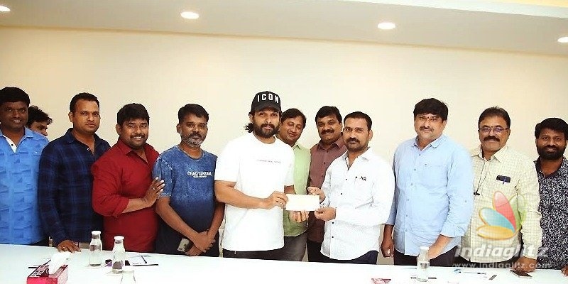 ఫిల్మ్ న్యూస్‌క్యాస్ట‌ర్స్‌ అసోసియేష‌న్‌కు అల్లు అర్జున్ అభినందన... రూ.10 లక్షల ఆర్థిక సహాయం