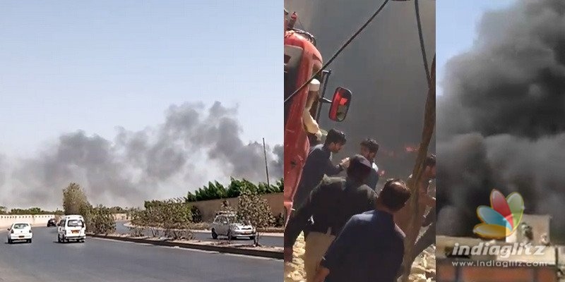 Plane crashes in Karachi; more than 90 on board