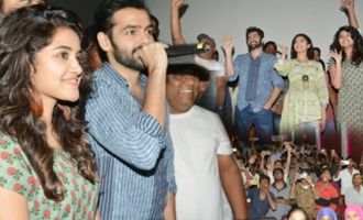 'Hello Guru Prema Kosame' Team At Vijayawada and Eluru