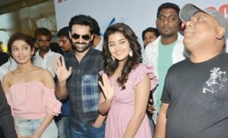 'Hello Guru Prema Kosame' Team At Vizag