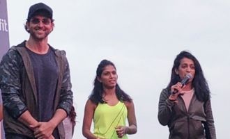 Hrithik Roshan Promotes Fitness At Inorbit Mall