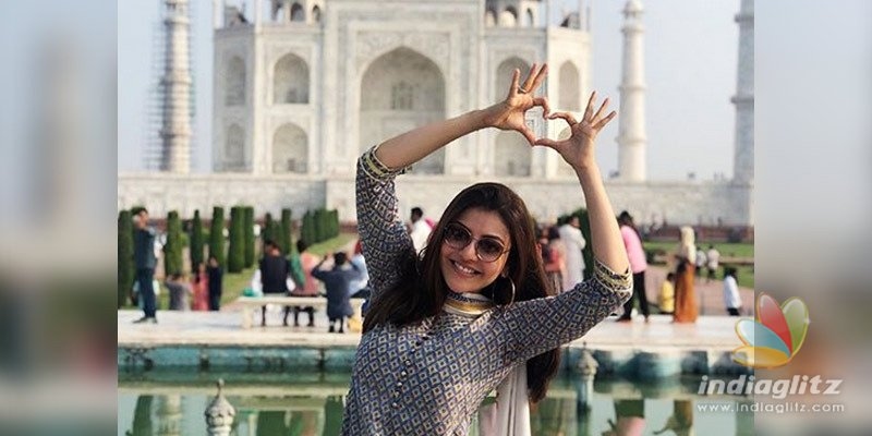 Kajal Aggarwal is spellbound by the Taj