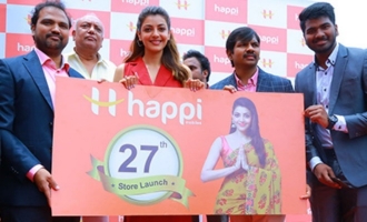 Kajal Agarwal Launches Happi Mobiles @ Hanumakonda