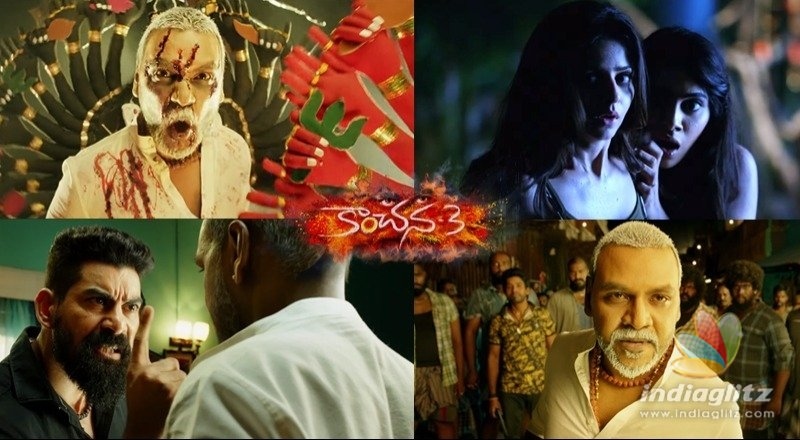 Kanchana-3 Trailer: Scares & fights