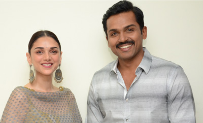 Nothing is more sensuous: Karthi & Aditi [Exclusive Interview]