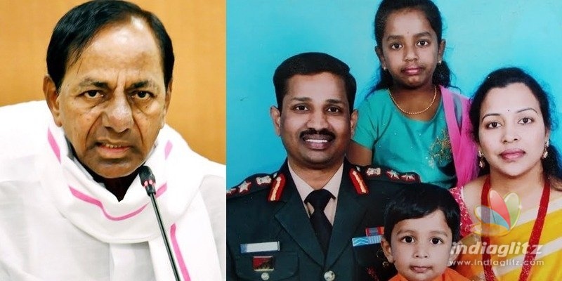 KCR announces Rs 5 Cr ex-gratia to Col Santosh Babus family