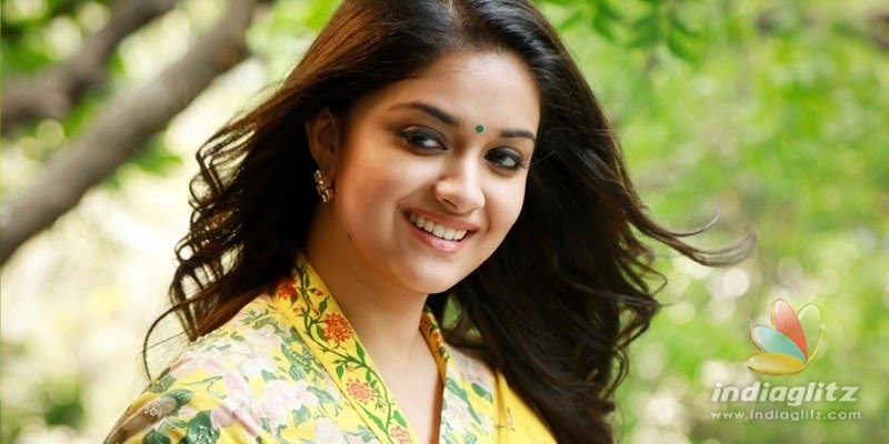 Keerthy Suresh has gala time making chocolate dosa