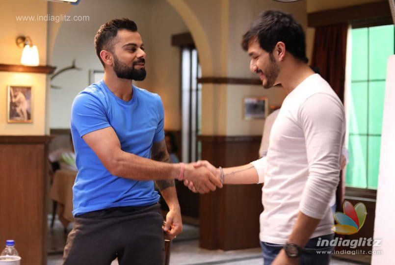 Virat Kohli spotted with popular Telugu actor