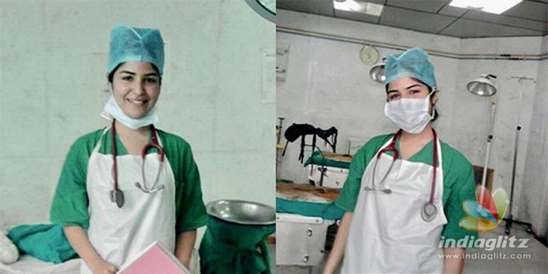 COVID-19: Bollywood actress becomes nurse at hospital