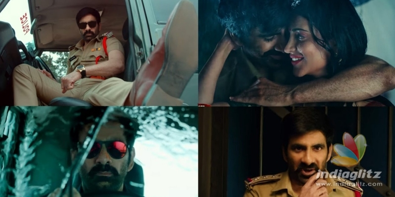 Krack Trailer: Ravi Tejas punchline-happy cop looks cool