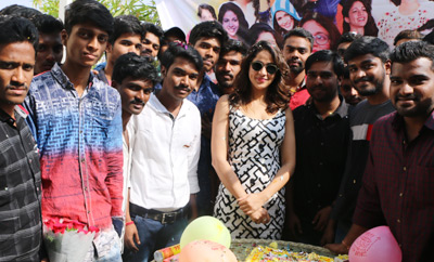 Lavanya Tripathi Birthday Celebrations With Fans