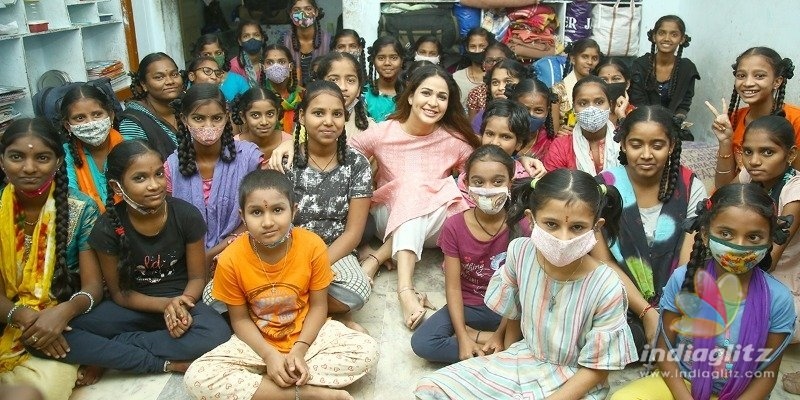 Pic Talk: Lavanya Tripathi celebrates birthday with orphans