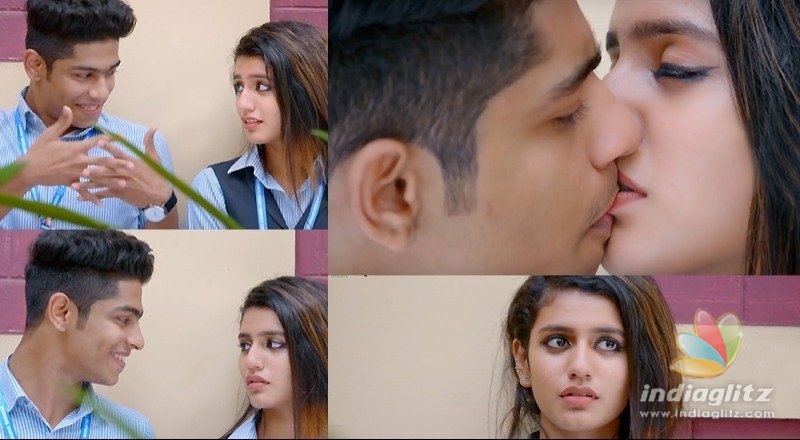 Wink sensation Priya Varrier gets a kiss