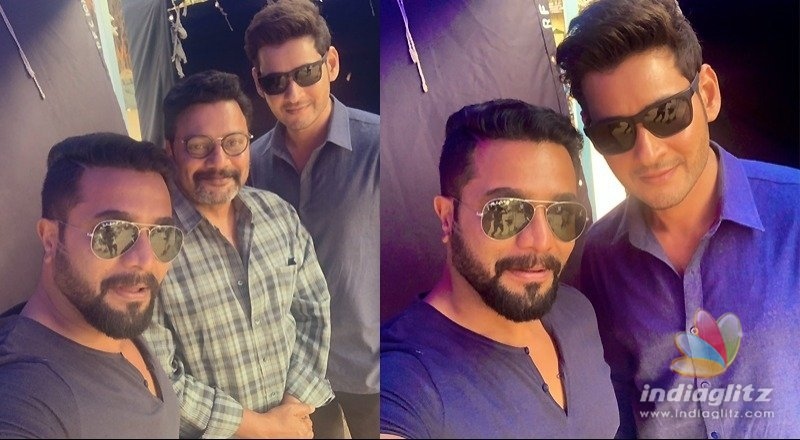 Karthi, Sri Murali chat with Mahesh Babu