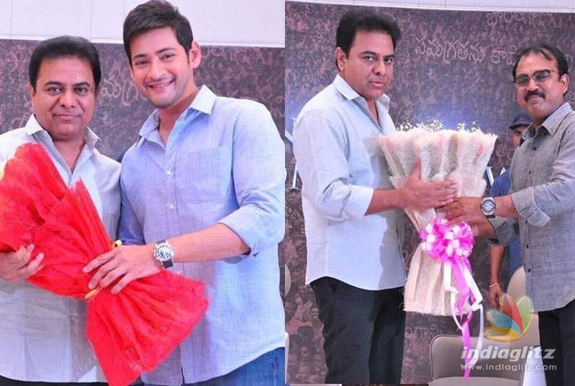 KTR Ane Nenu interacts with Mahesh, Koratala