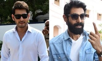 Mahesh Babu, Rana Cast Their Votes In Telangana Elections