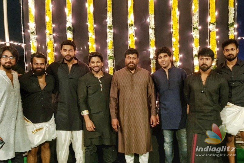 Diwali special: Mega boys pose with the Mega boss