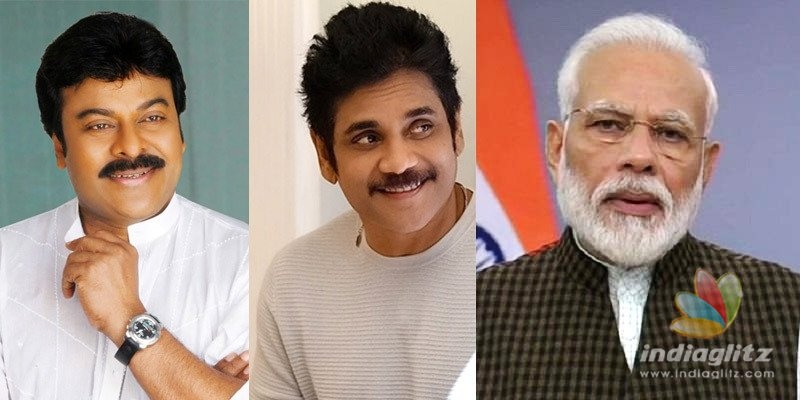 PM Modi all praises for Chiranjeevi and Nagarjuna