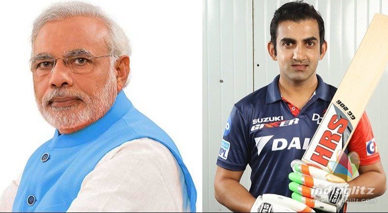 Modi writes to Gautam Gambhir