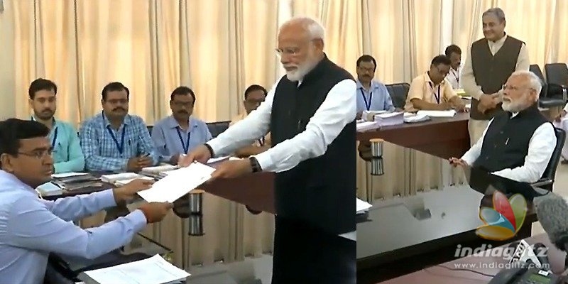 Modi files nomination in Varanasi